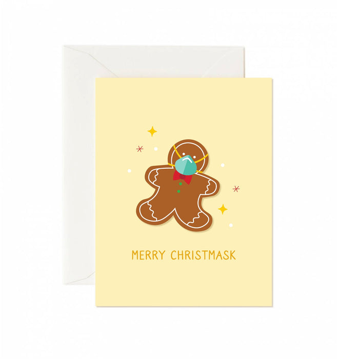 Merry Christmask Greeting Card