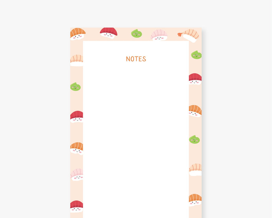 Sushi Notes Notepad