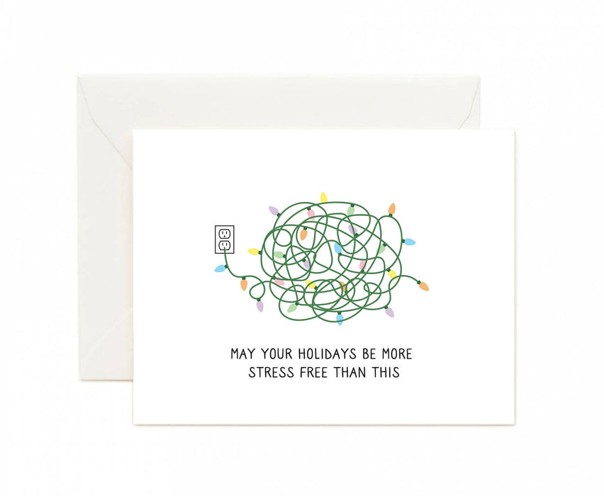 May Your Holidays Be More Stress Free Than This Greeting Card