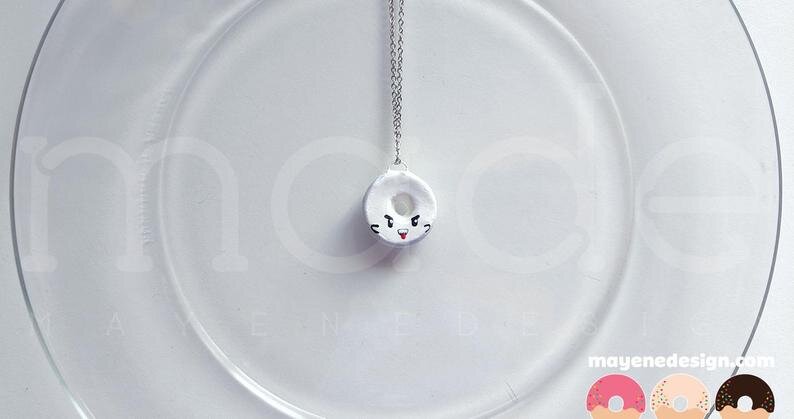 Boo Donut Necklace