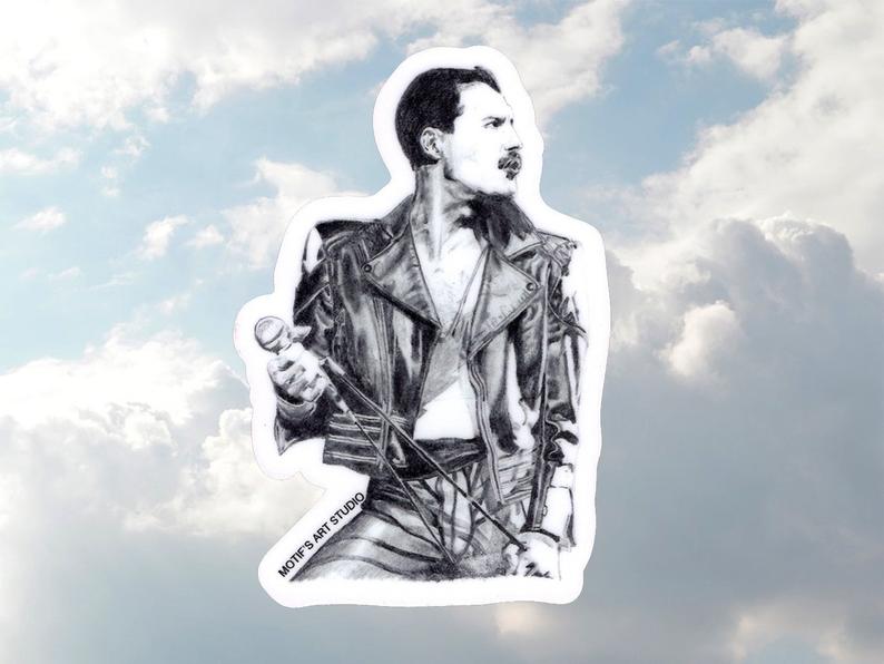 Freddie Mercury of Queen Sticker