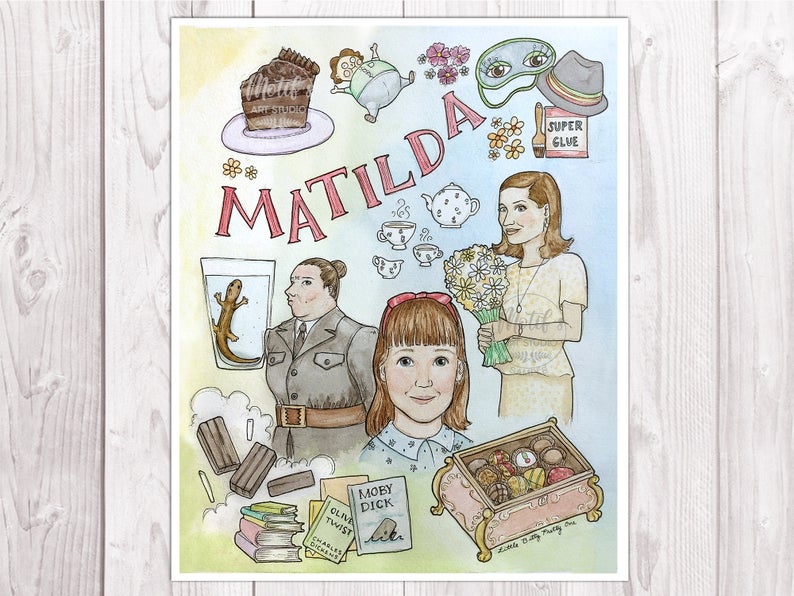 Matilda 8"x10" Art Print