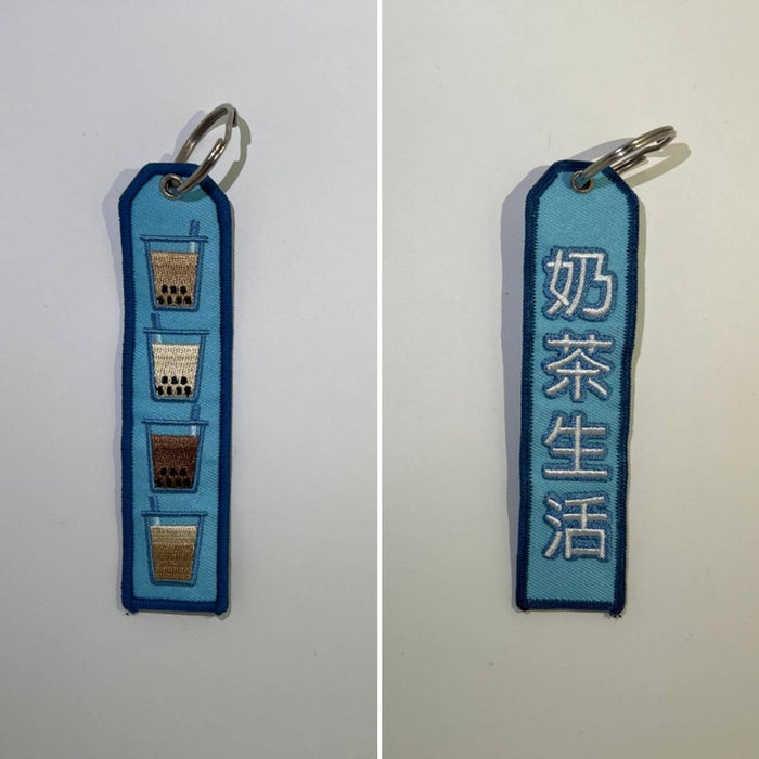 Embroidered Tag Keychains