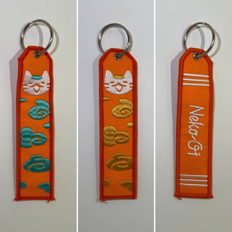Embroidered Tag Keychains — San José Made