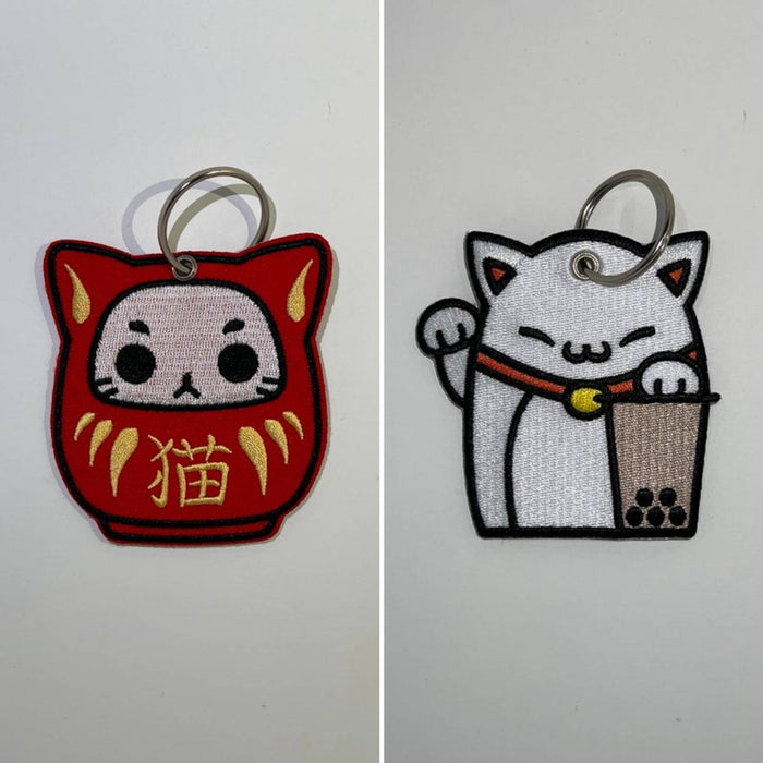 Embroidered Tag Keychains