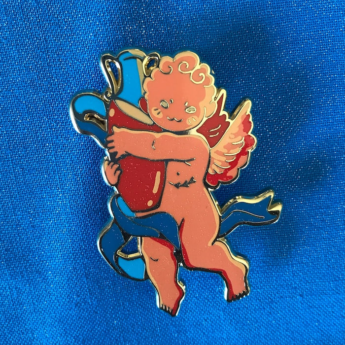 Aquarius - Astrological Putti Pin - Discounted