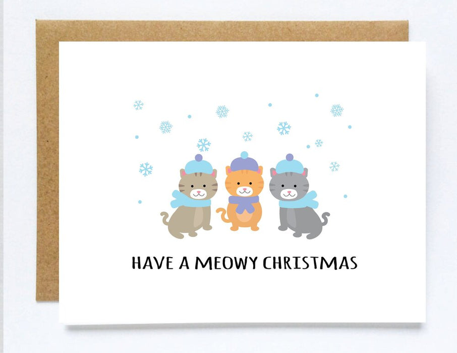 Have a Meowy Christmas Greeting Card