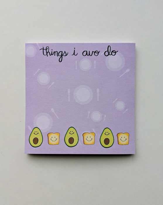 Avocado Sticky Notes — San José Made