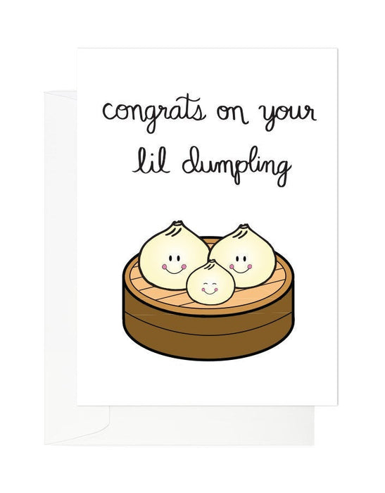 Congrats on Your Dumpling Baby Card