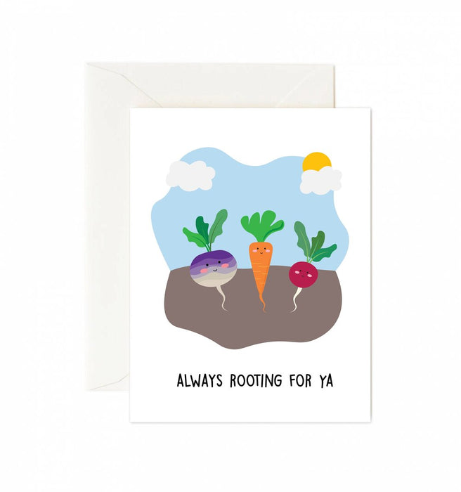 Always Rooting For Ya Greeting Card
