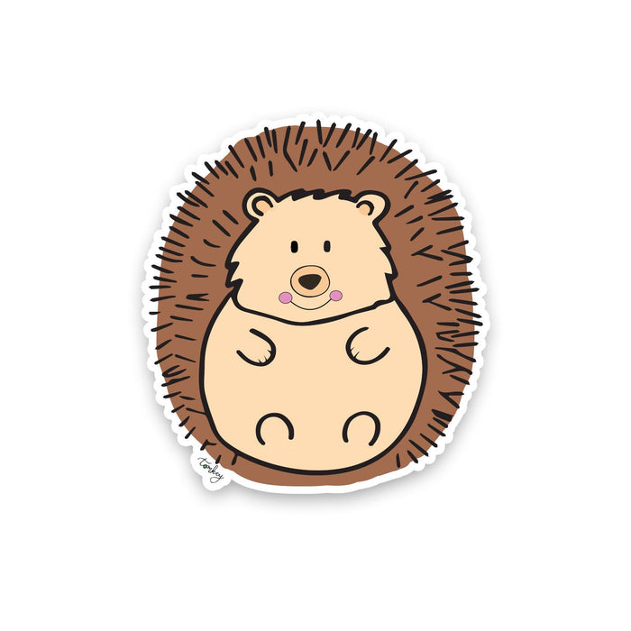 Hedgehog Vinyl Sticker