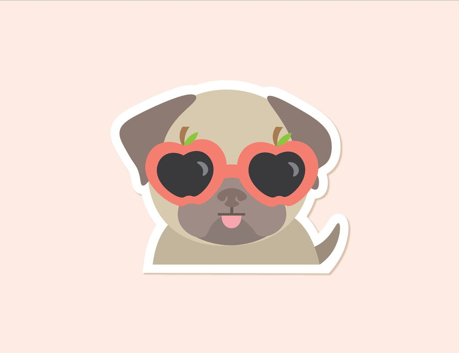 Cute Pug Sticker