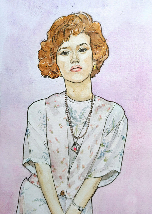 Molly Ringwald from "Pretty in Pink" Art Print