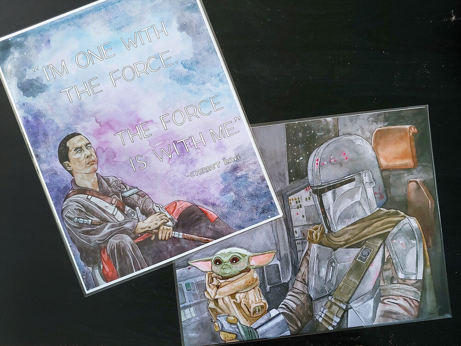 Chirrut Imwe of Star Wars' "Rogue One" Art Print