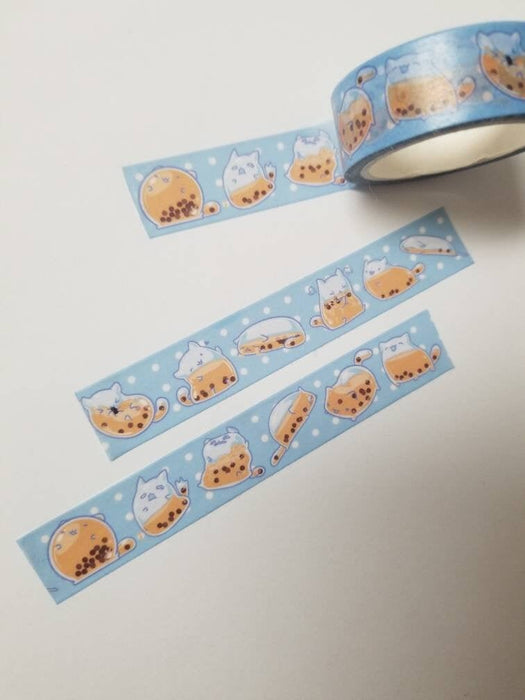BobaCat Sushi Cat Washi Tape — San José Made