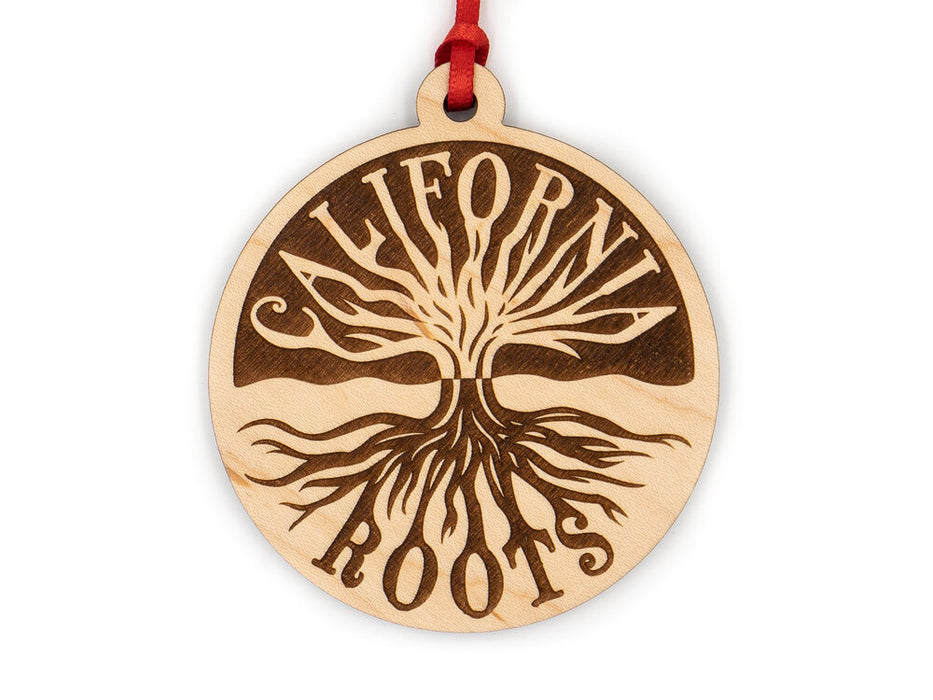 Cali Roots Design California Roots Wood Ornament — San José Made