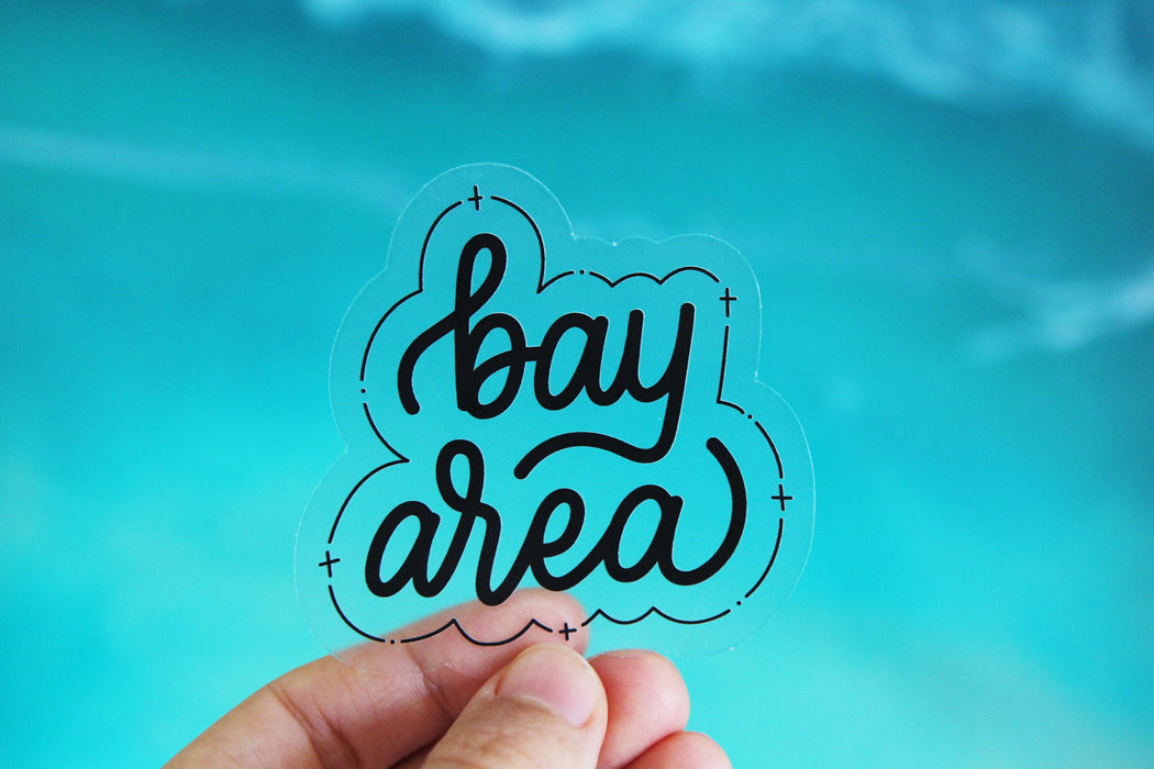 Bay Area Sticker (Clear)