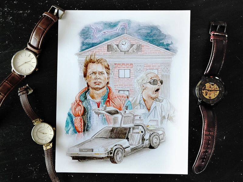 Back to the Future Art Print — San José Made