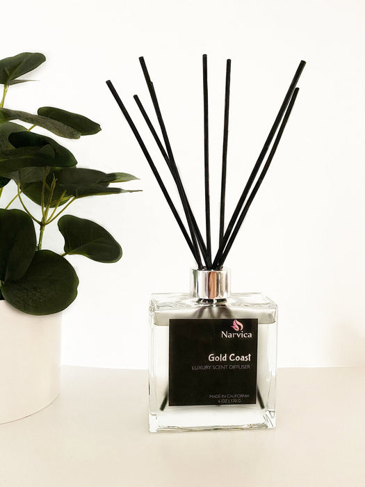 Square Clear Glass Reed Diffuser