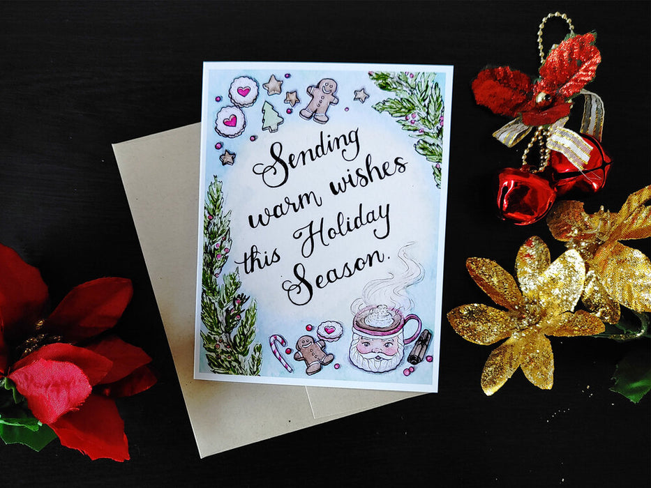 "Warm Wishes" Holiday Greet