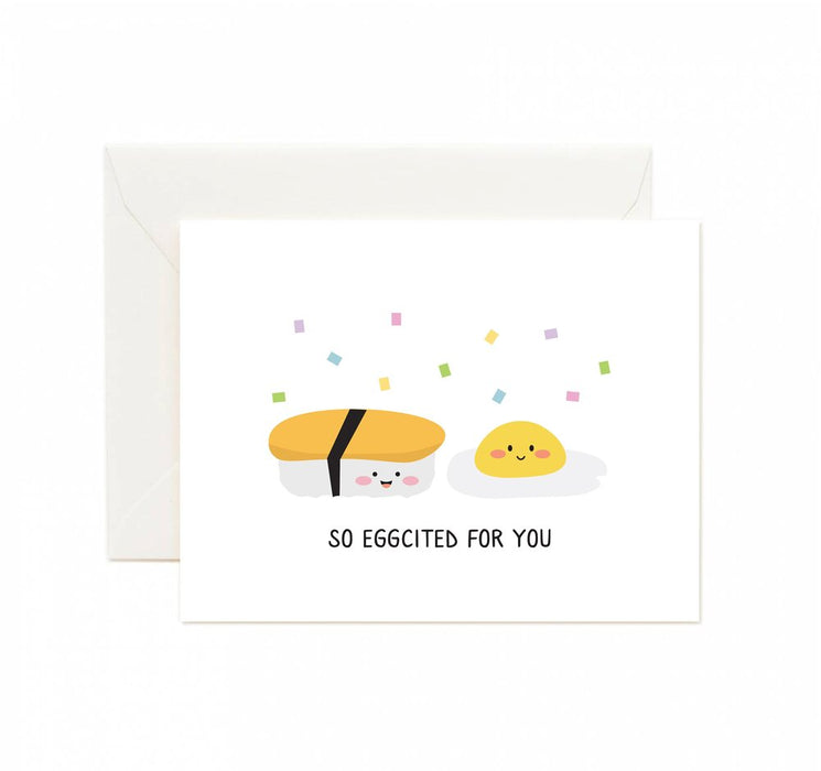 So Eggcited for You Greeting Card