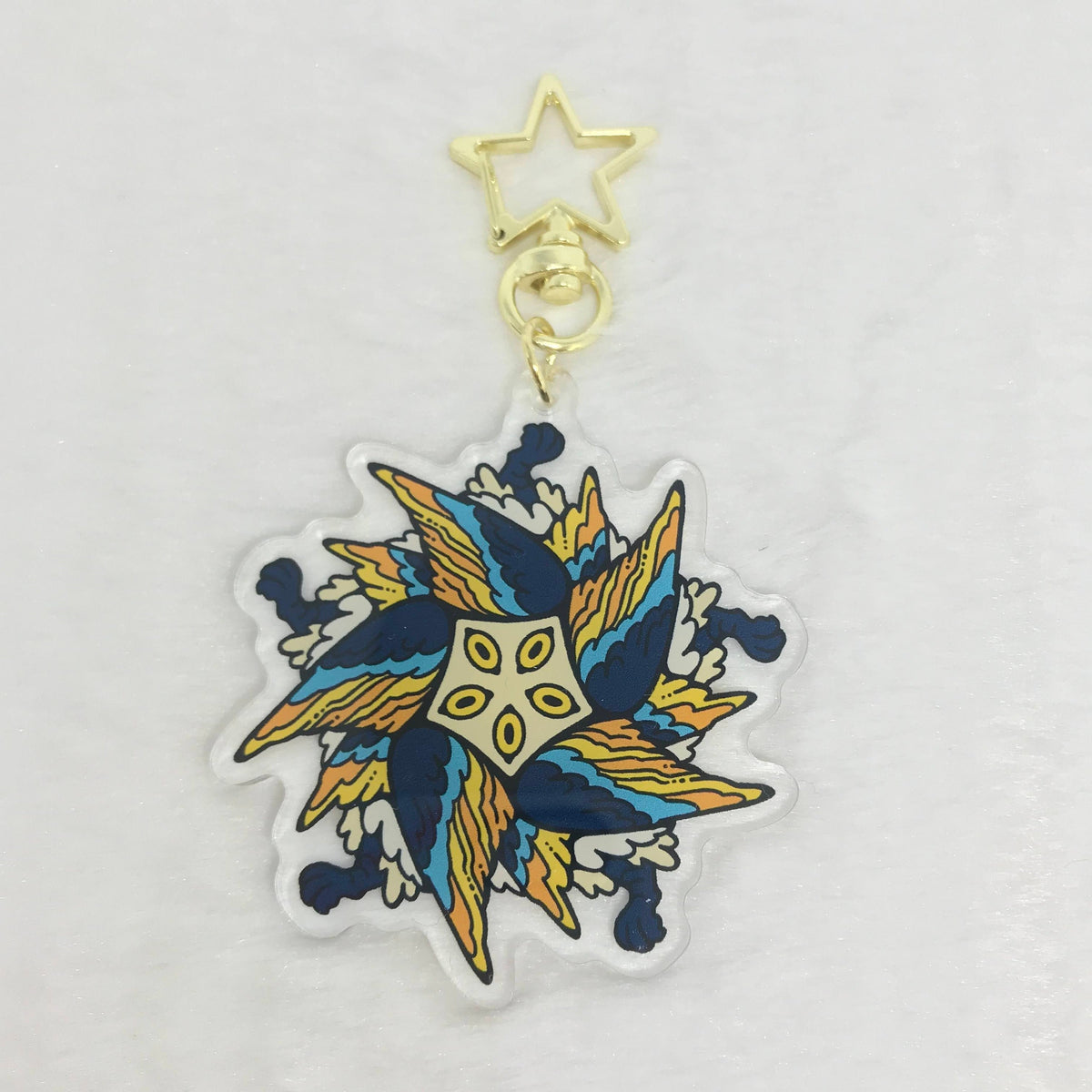 Aroace Angel Keychain — San José Made