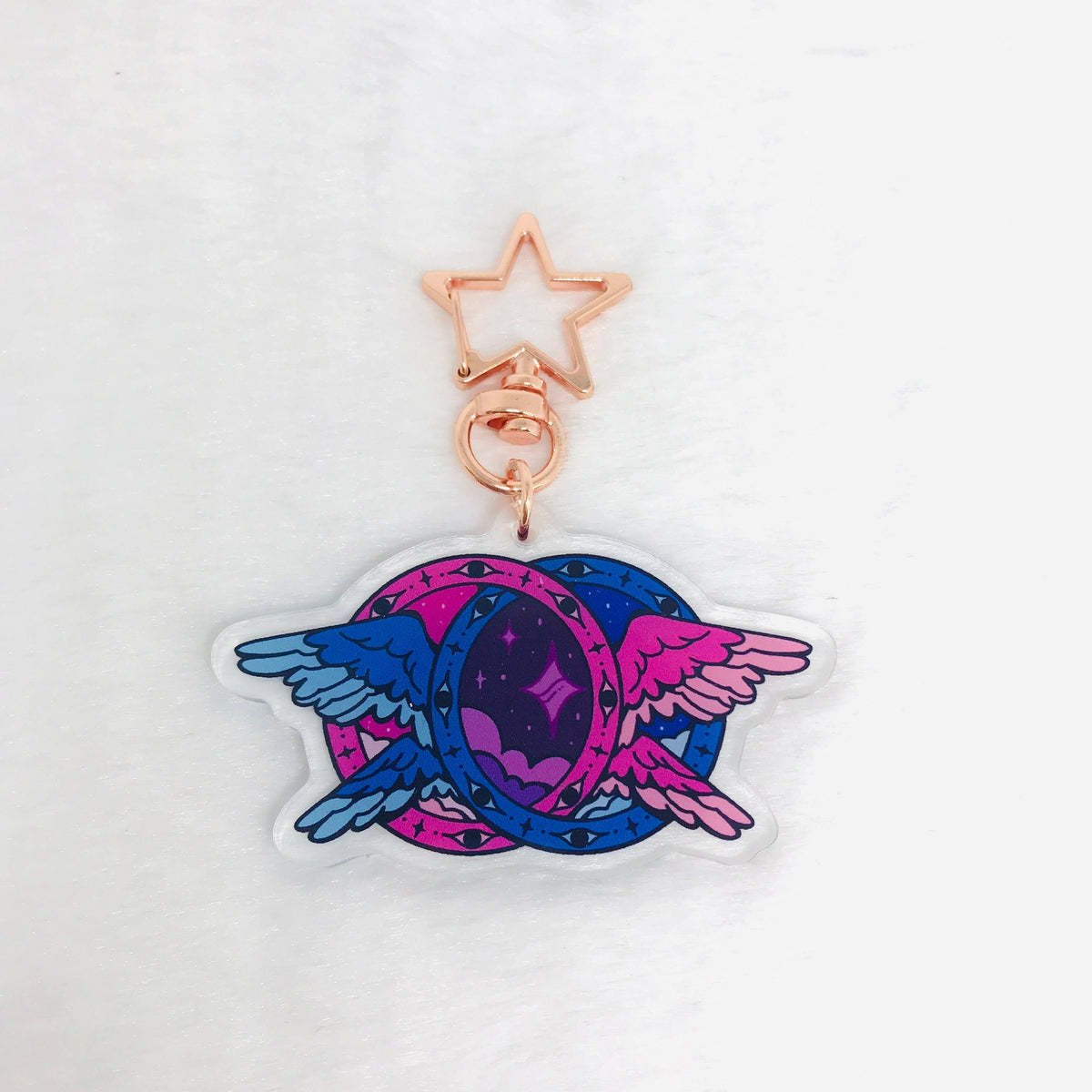 Omnisexual Ophanim Keychain — San José Made