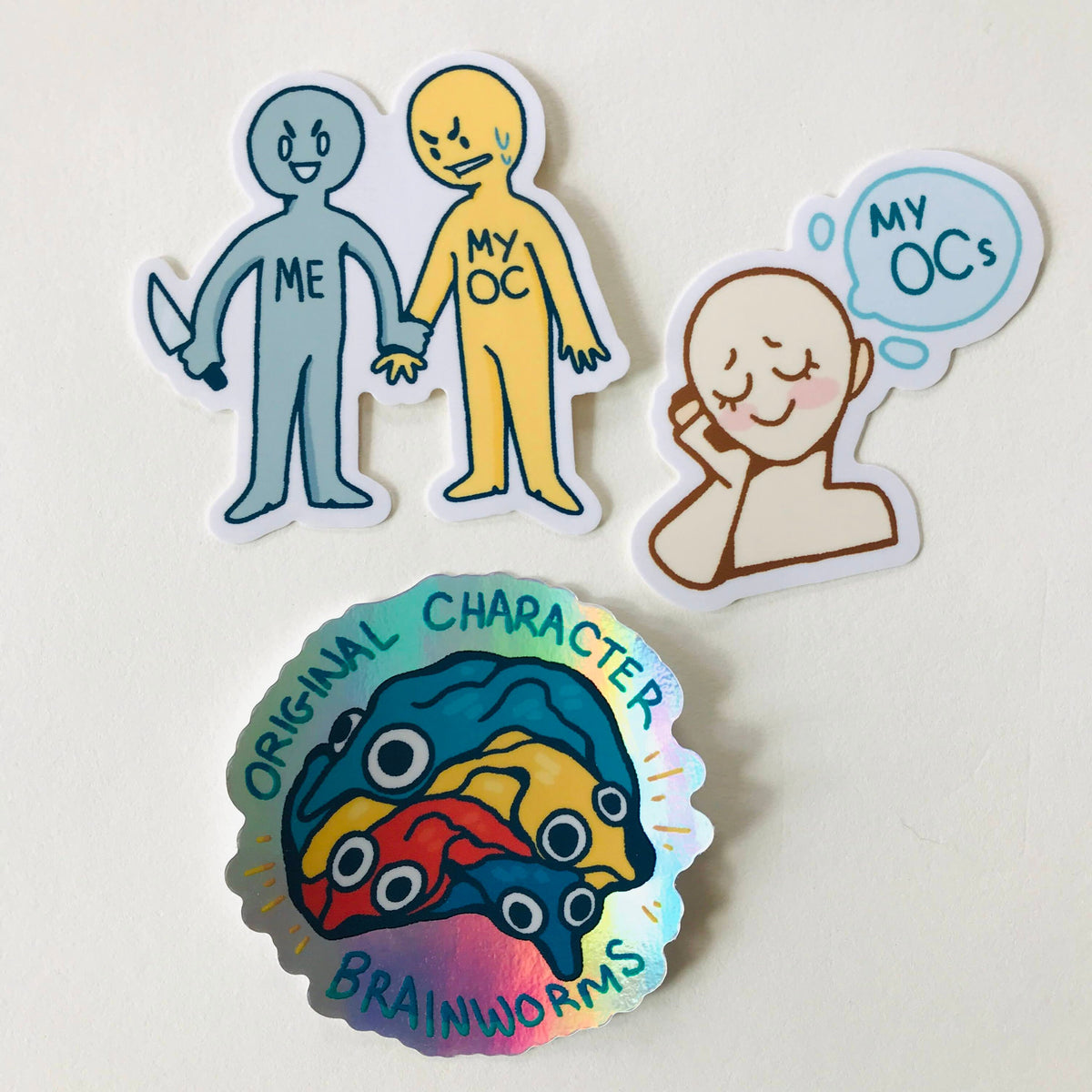All About OCs Glossy Vinyl Stickers — San José Made