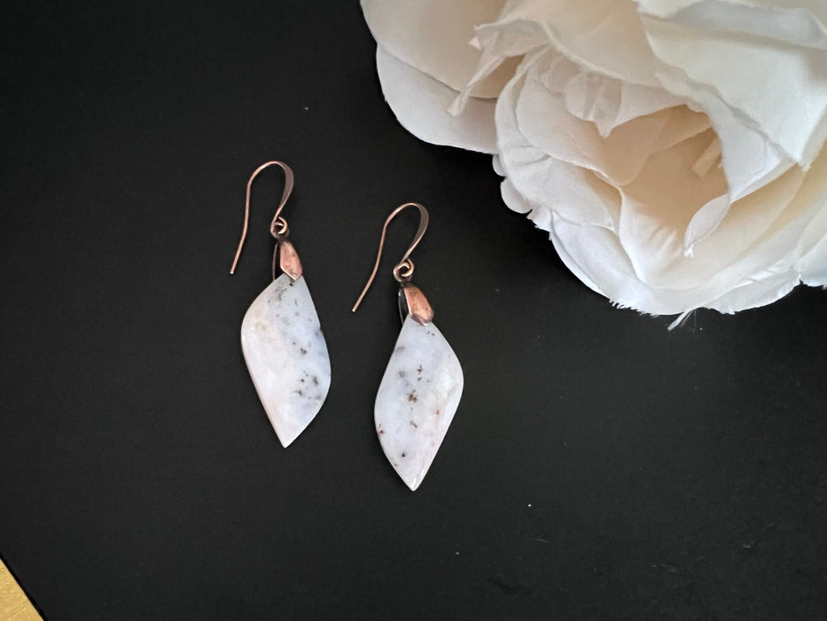 Pink opal earrings , gemstone earrings,natural stone ,gifts for women