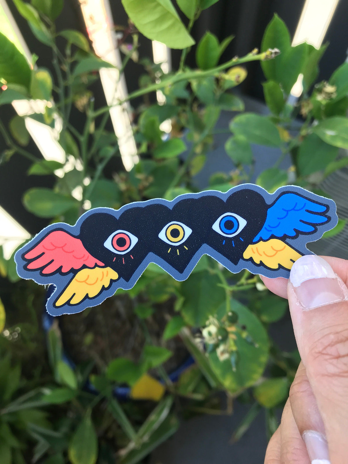 Polyamorous Angel Sticker — San José Made