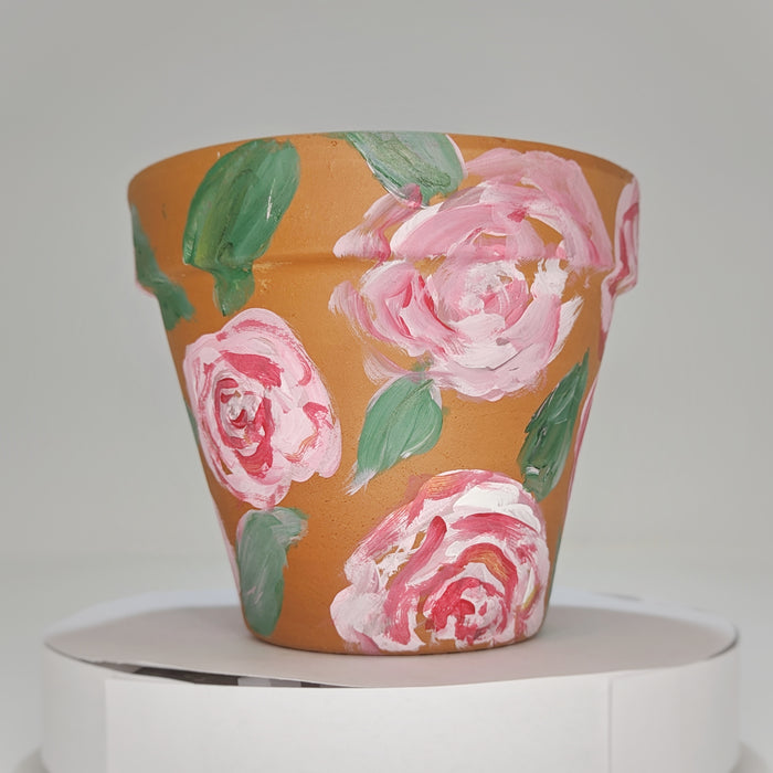 Growth 2022 Handpainted Pot #03: Rose Garden with Ma