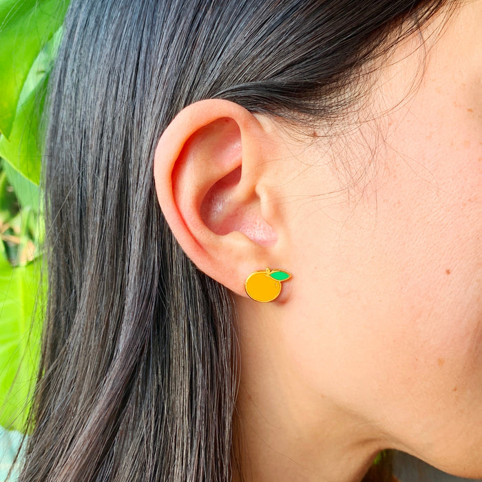 Orange Earrings