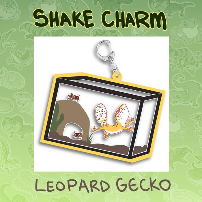 Leopard Gecko Shake Charm