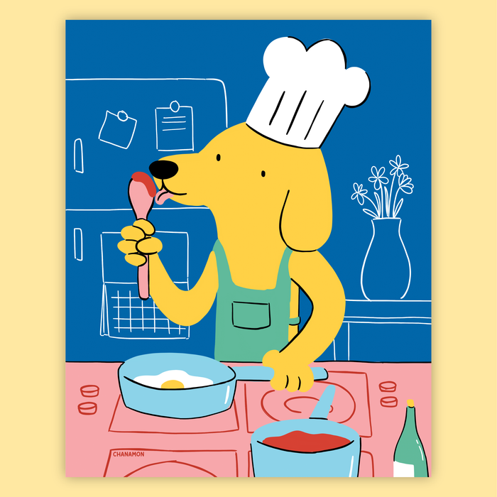 Dog Chef Print