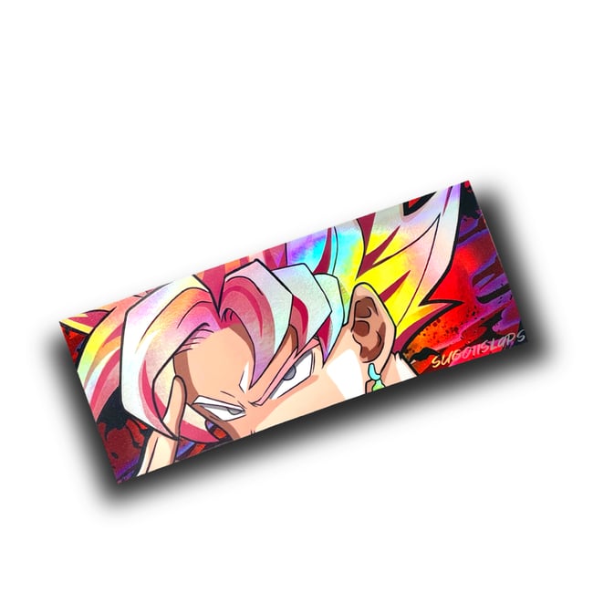 Goku Rose Slap Sticker