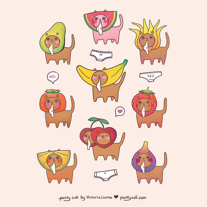 Fruity Panty Thieves Sticker Sheet