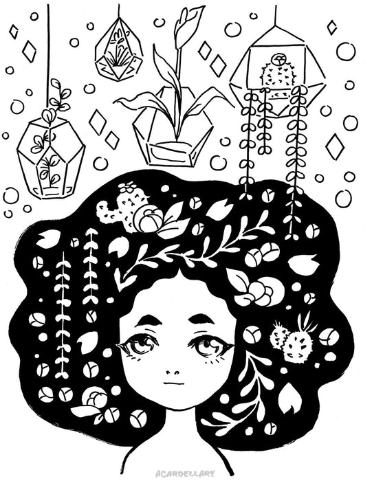 Spring Coloring Book