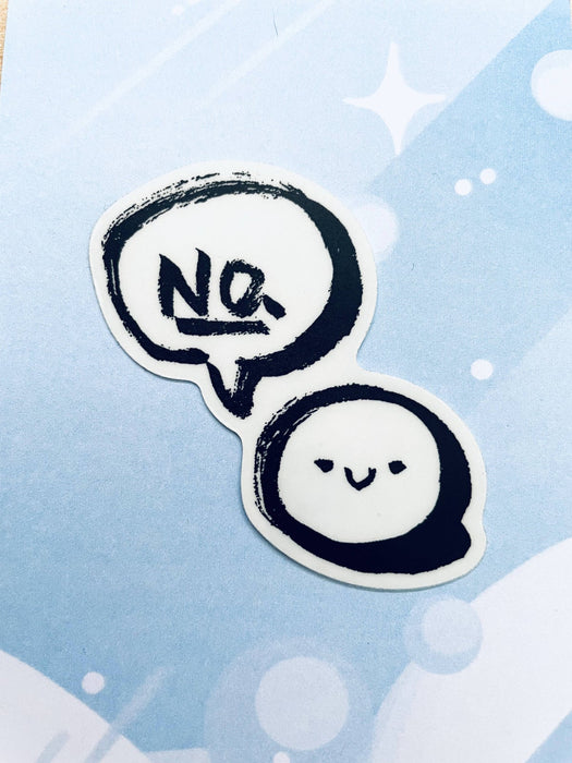 No! Sticker