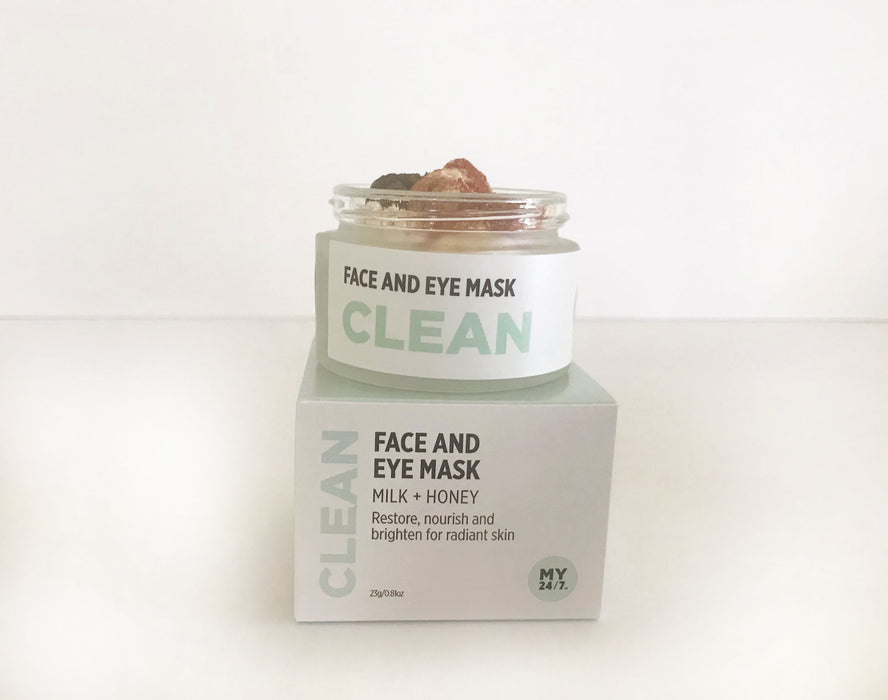 MILK AND HONEY FACE AND EYE MASK, ORGANIC