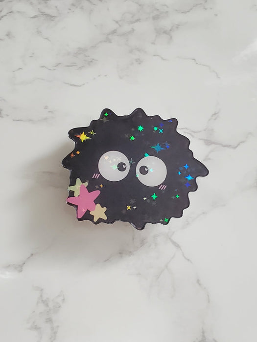 Holographic Soot Sprite Phone Grippy
