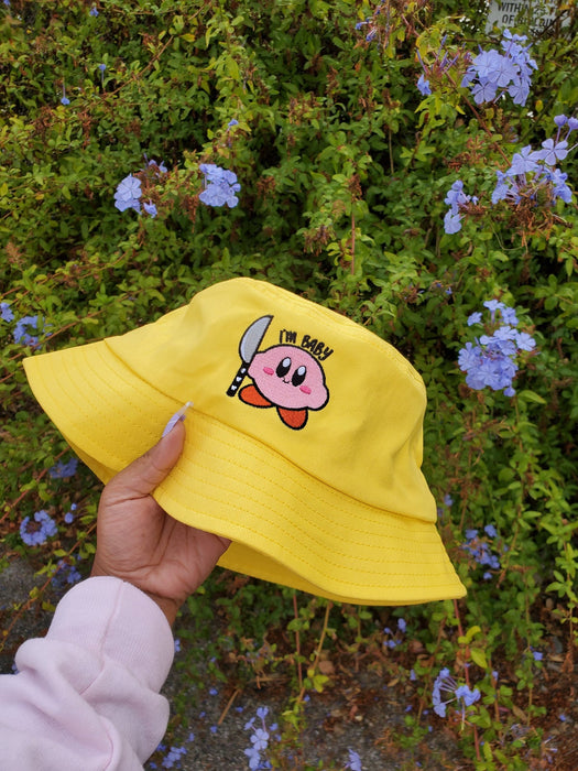 Kirby I'm Baby Bucket Hat