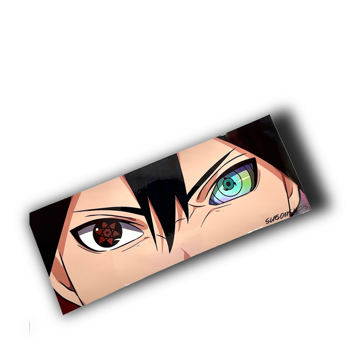 Holographic Sasuke Naruto Slap Sticker