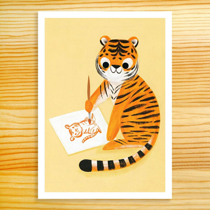 Self-Portrait Tiger Print