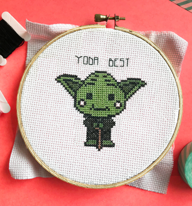 Yoda Best - DIY Cross Stitch Kit