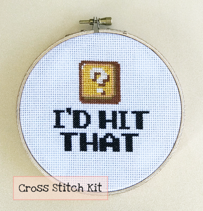 I'd Hit That - DIY Cross Stitch Kit
