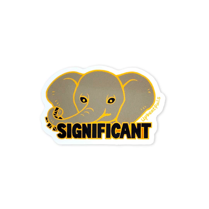 Elephant 3" Sticker