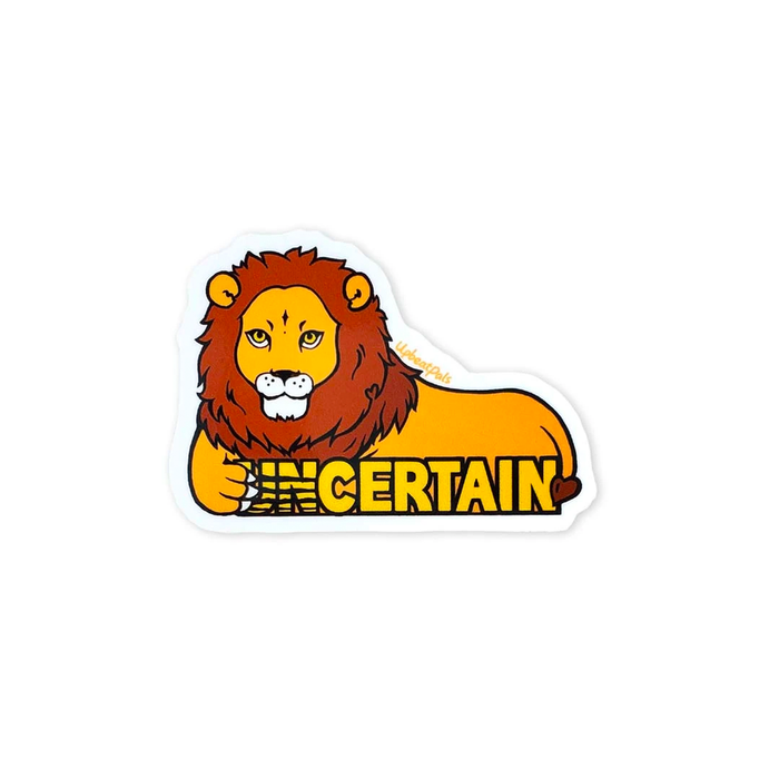 Lion 3" Sticker