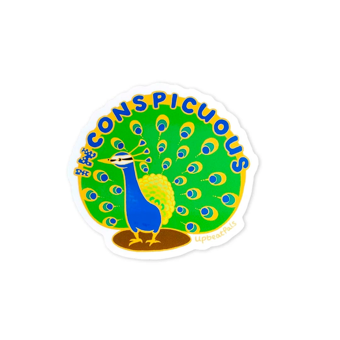 Peacock 3" Sticker